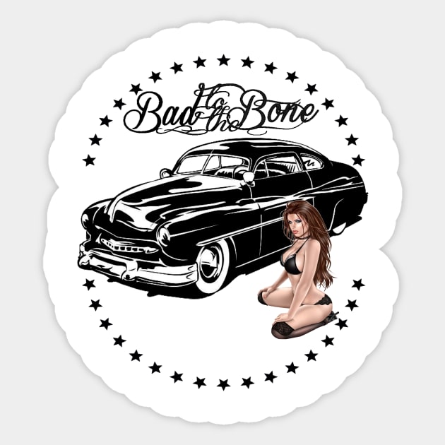 HOT ROD HEAVEN Sticker by BIG DAWG APPAREL